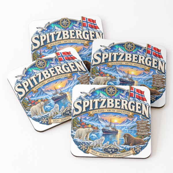 Item preview, Spitsbergen Svalbard – Arctic Polar Bear & Northern Lights designed and sold by Wandervogel123.