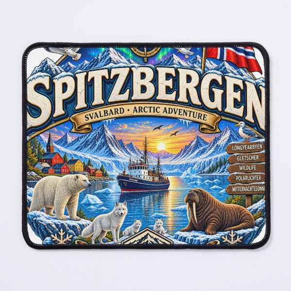 Item preview, Spitsbergen Svalbard – Arctic Polar Bear & Northern Lights designed and sold by Wandervogel123.