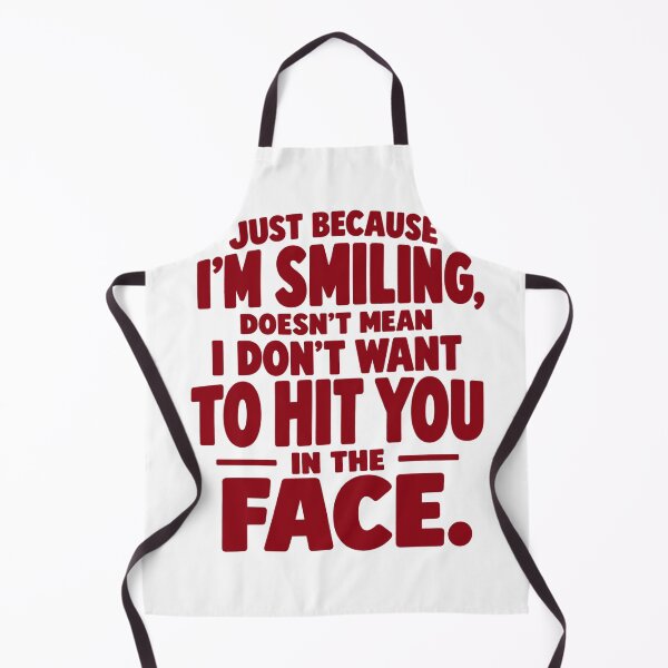 Item preview, Just Because Im Smiling Sarcastic Funny Quote Art designed and sold by EmmaSchaffer1.