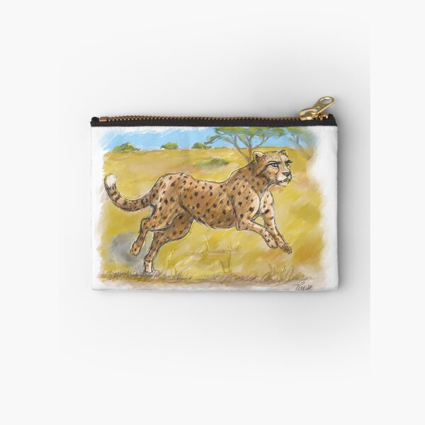 Item preview, Running Cheetah Illustration - African Wildlife & Savannah Art designed and sold by hopenoli_art.