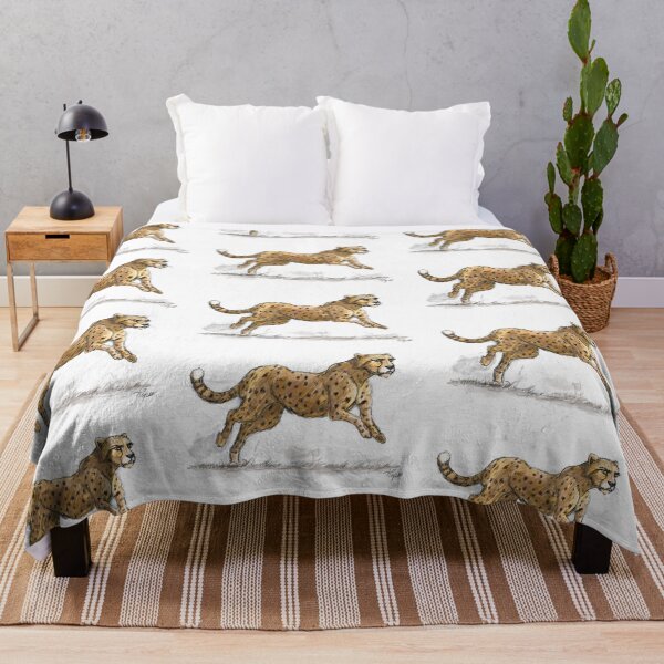 Item preview, Running Cheetah Illustration - African Wildlife & Savannah Art designed and sold by hopenoli_art.