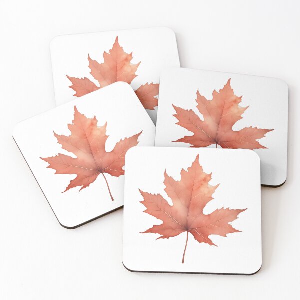 Item preview, Red Maple Leaf Watercolor designed and sold by ChromaLens.