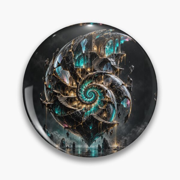 Artikelvorschau, Surreal Spiral  Architecture in Turquoise entworfen und verkauft von Personiq Kaleido.