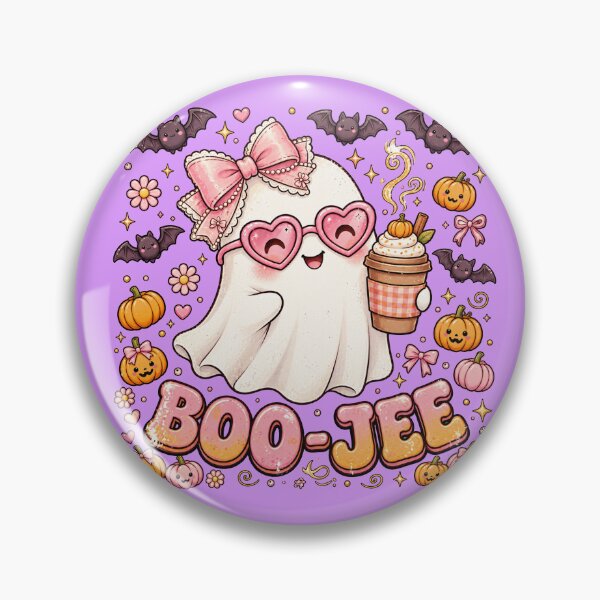 Item preview, Cute Boo-Jee Ghost Coquette Halloween Pumpkin Spice Coffee designed and sold by Thegoldenline.