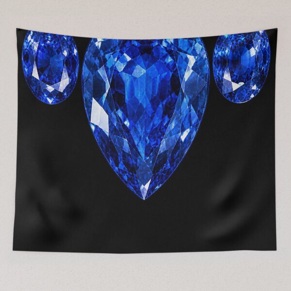 Item preview, BIRTHSTONE COLLECTION ⭐ FULL - SEPTEMBER • SAPPHIRE • Modern designed and sold by WheelieGdArt.