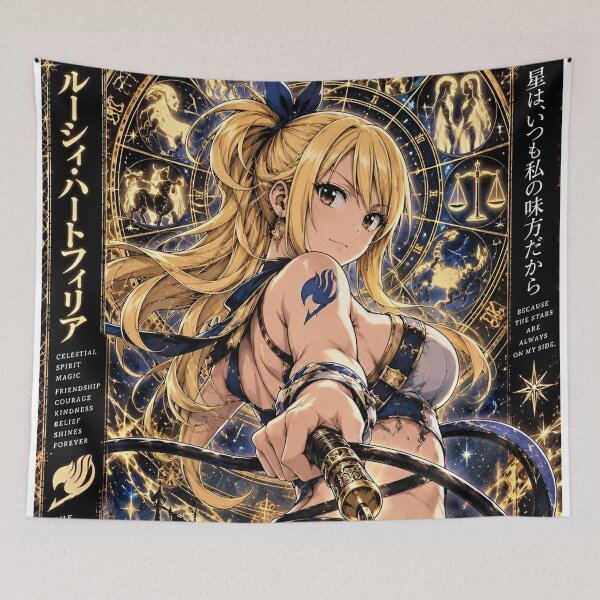 Item preview, Celestial Key Mage – Golden Zodiac Keys Fantasy Anime Inspired Art designed and sold by Dyan4.