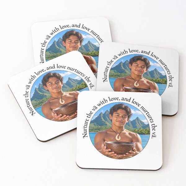 Item preview, Tonga Relationships Proverb - Nurture the vā with love | Pacific Art designed and sold by ShakaLife.org.
