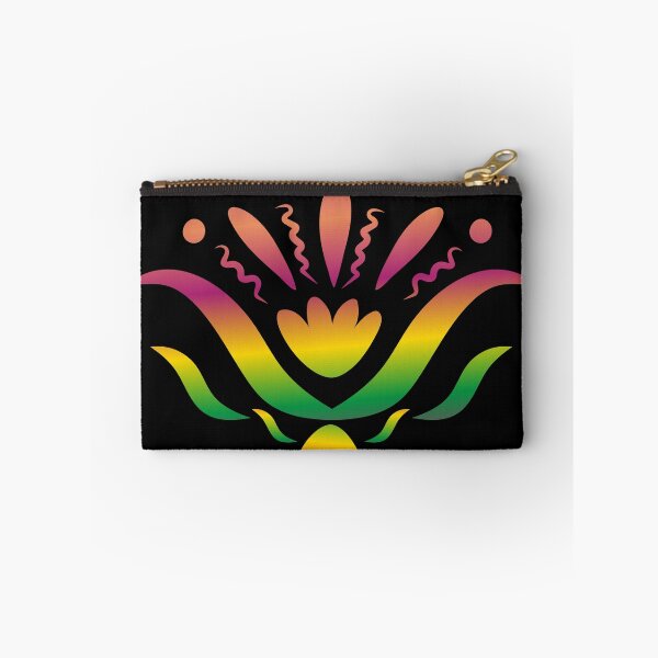 Item preview, Mystical Rainbow Green Gradient Lotus Boho Ornament 2 designed and sold by ZorianArt.