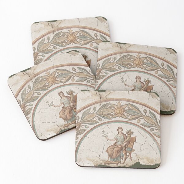Item preview, Pax Romana: Goddess of Peace - Ancient Fresco Fragment designed and sold by codex antique.