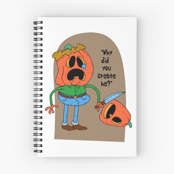 Item preview, Existential Pumpkin Crisis | "Why did you create me?" designed and sold by DaliMustache.