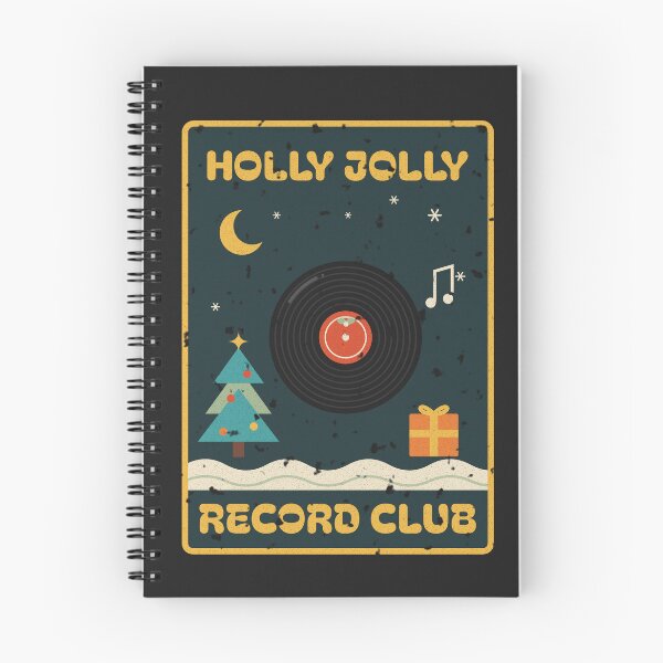 Artikelvorschau, Holly Jolly Record Club Retro Christmas Vinyl entworfen und verkauft von somebasic.