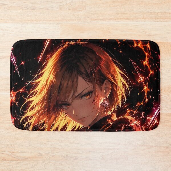 Item preview, Crimson Nail Sorceress – Dark Red Flame Anime Inspired Warrior designed and sold by Dyan4.
