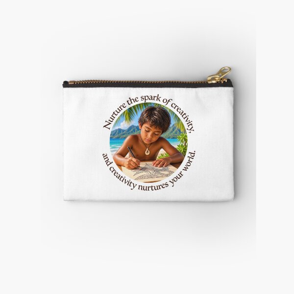Item preview, Polynesian Creativity Proverb - Nurture the spark of creativity | Pacific Art designed and sold by ShakaLife.org.