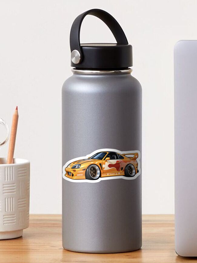Imagen 1 de 3, Pegatina con la obra Sunset Drift Machine, diseñada y vendida por AIEverything.