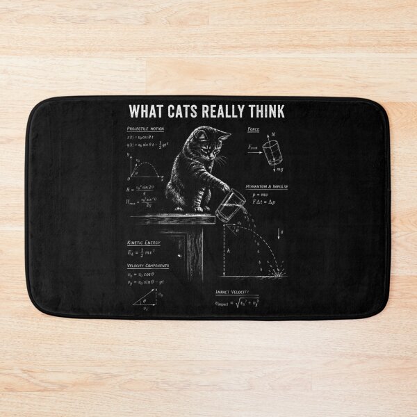 Item preview, What Cats Really Think Cat Physics Humor designed and sold by NoeValdric.