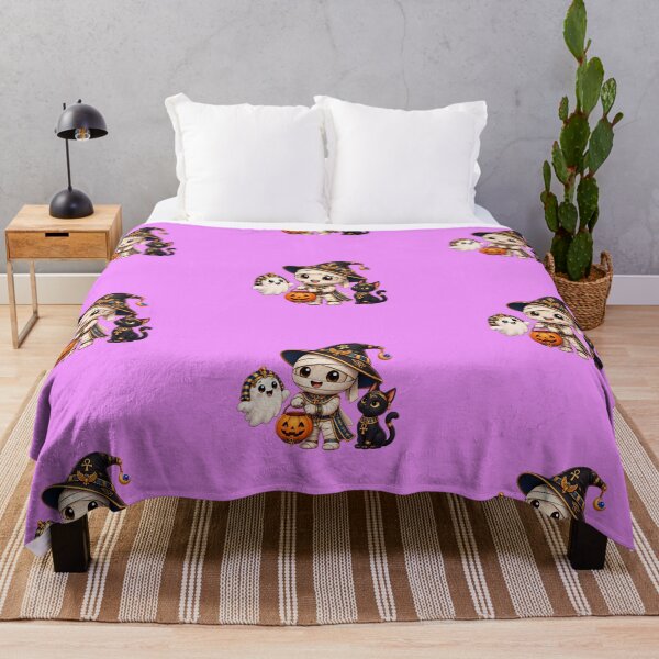 Item preview, Egyptian Halloween Trio – Cute Mummy, Ghost & Anubis Cat designed and sold by NEFERSIGN.