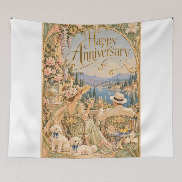 Item preview, Feliz aniversario: celebración Art Nouveau del amor eterno. designed and sold by LuluLeb.