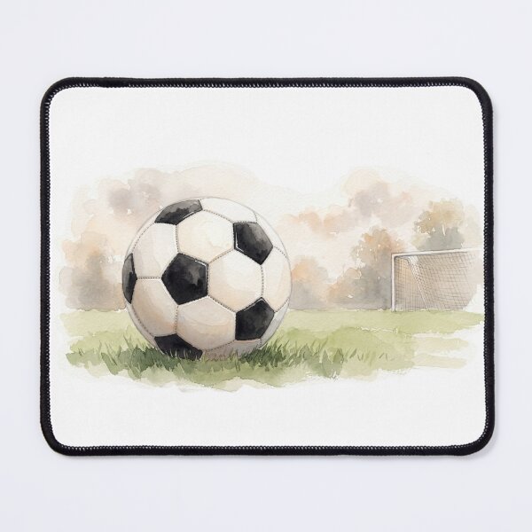 Item preview, Football Soccer Watercolour Illustration designed and sold by made by Golightly x.