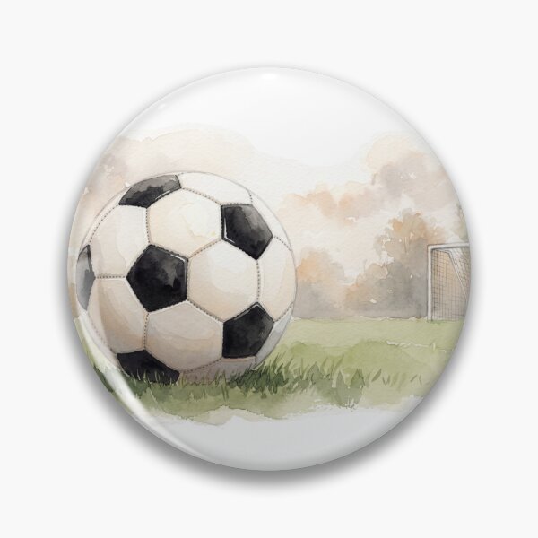 Item preview, Football Soccer Watercolour Illustration designed and sold by made by Golightly x.