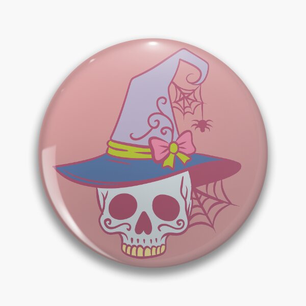 Item preview, Magical Witch Skull designed and sold by IvysCreativityHouse.