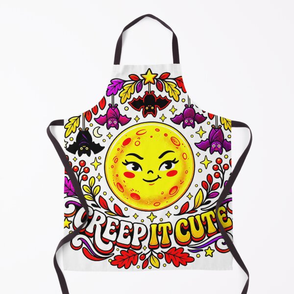 Artikelvorschau, Creep It Cute Sassy Moon Halloween | Cute Retro Moon Bats Autumn entworfen und verkauft von Thegoldenline.
