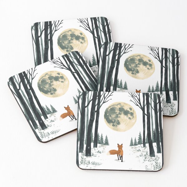 Item preview, The Fox Who Followed the Moon designed and sold by catcurio.