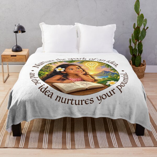 Item preview, Polynesian Creativity Proverb - Nurture the spark of an idea | Pacific Art designed and sold by ShakaLife.org.