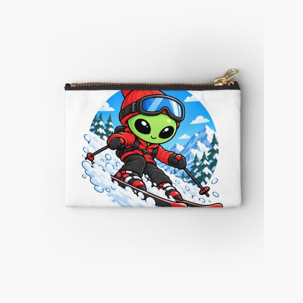 Item preview, Alien Skier | Winter Ski & Mountain  designed and sold by fedetrev.