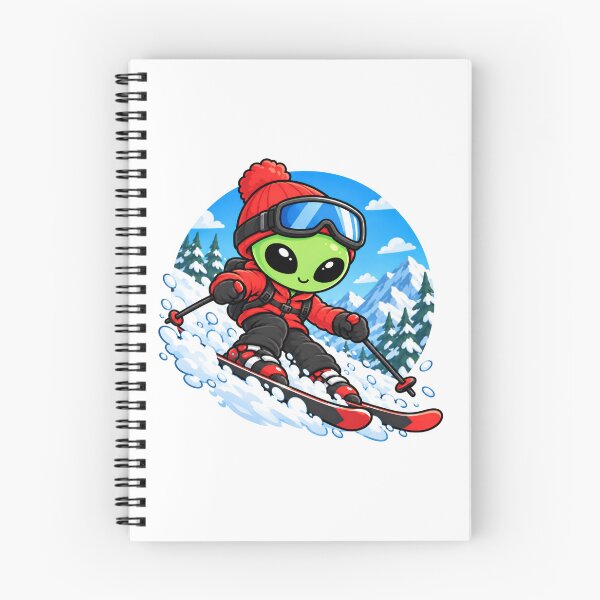 Item preview, Alien Skier | Winter Ski & Mountain  designed and sold by fedetrev.
