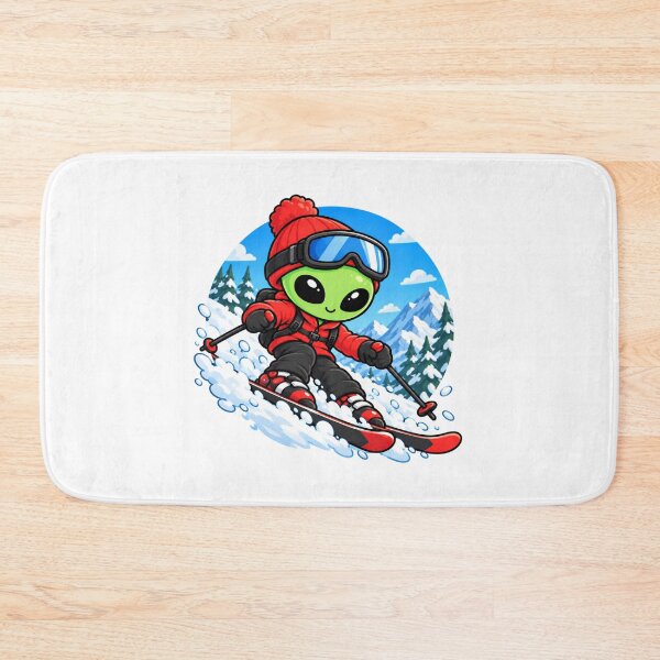 Item preview, Alien Skier | Winter Ski & Mountain  designed and sold by fedetrev.
