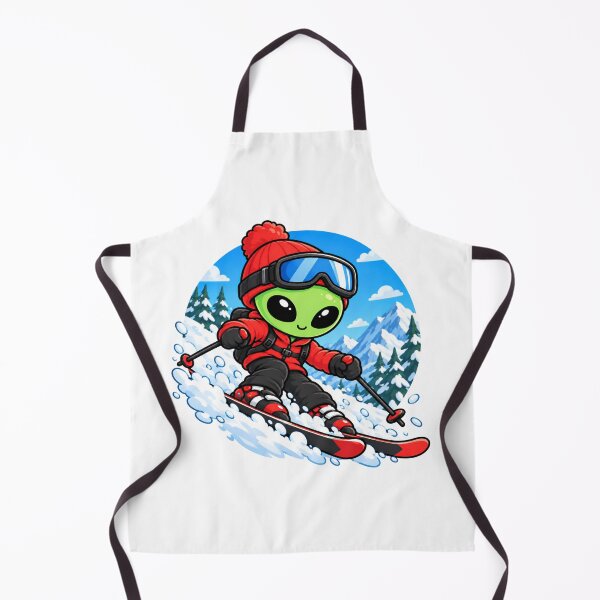 Item preview, Alien Skier | Winter Ski & Mountain  designed and sold by fedetrev.