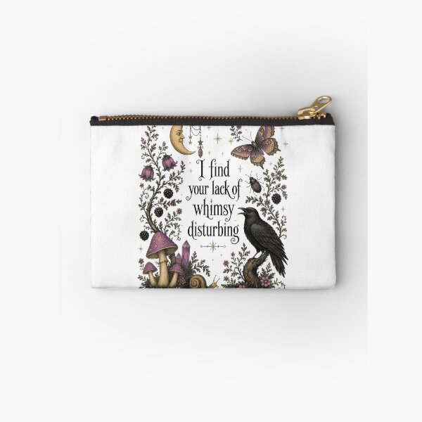 Item preview, Lack of Whimsy Gothic Crow and Mushrooms designed and sold by NoeValdric.