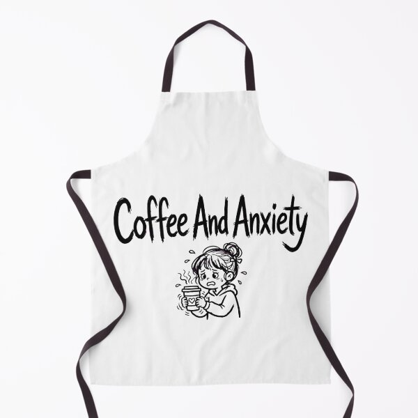 Item preview, Coffee And Anxiety Funny Coffee Lover Anxiety Club designed and sold by GenZPopStudio.