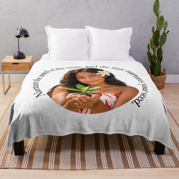 Item preview, Tahiti Growth Proverb - Nurture the seed of the tiare | Pacific Art designed and sold by ShakaLife.org.