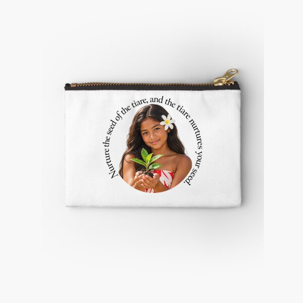 Item preview, Tahiti Growth Proverb - Nurture the seed of the tiare | Pacific Art designed and sold by ShakaLife.org.