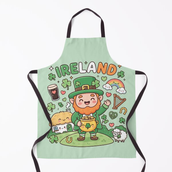 Item preview, Cute Ireland Kawaii Doodles designed and sold by Amir Faysal.