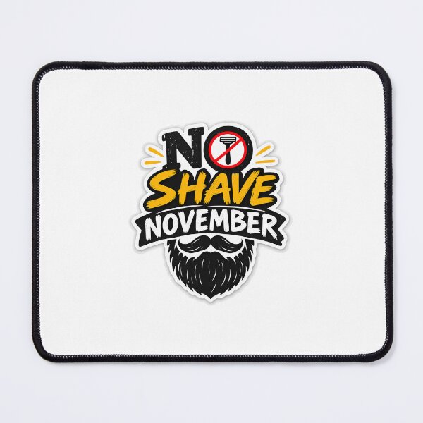 Item preview, No shave November designed and sold by Sticker Gallery 2.0.