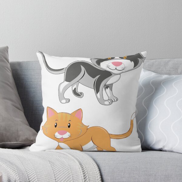 Item preview, Two Cute Cats Cartoon designed and sold by HackerLooks.