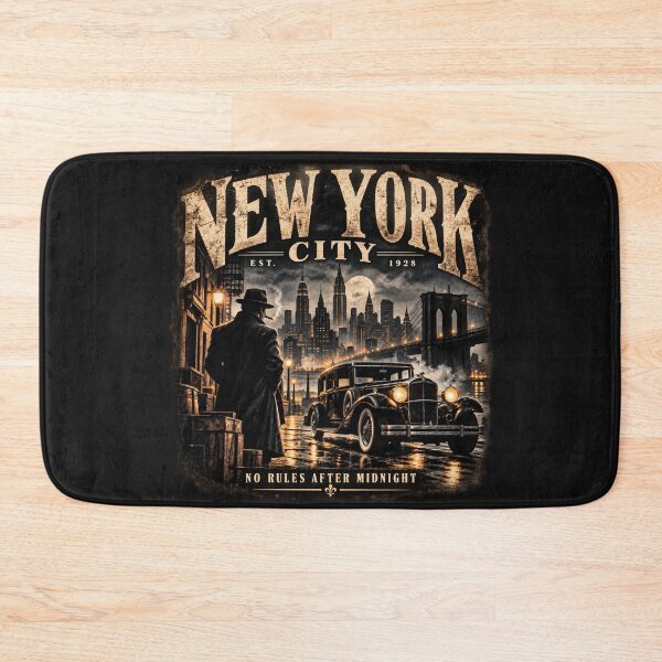 Item preview, New York City – No Rules After Midnight designed and sold by DesignManufaktur.