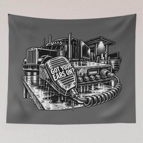 Item preview, Trucker - Got Your Ears On? - CB Radio Fuel Station designed and sold by NomadForge.