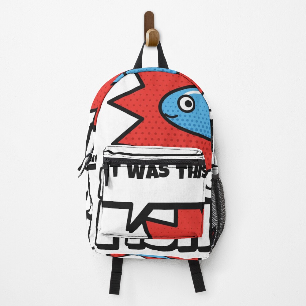 Vista previa del artículo con la obra «Mochila», diseñado y vendido por somebasic.