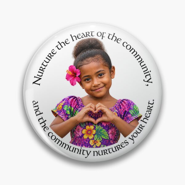 Item preview, Fiji Unity Proverb - Nurture the heart of the community | Pacific Art designed and sold by ShakaLife.org.