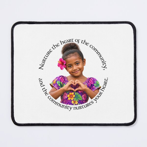 Item preview, Fiji Unity Proverb - Nurture the heart of the community | Pacific Art designed and sold by ShakaLife.org.
