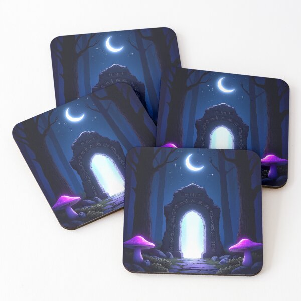 Item preview, Rune Gate in Enchanted Forest – Witchy Magic Purple RBA-2026-0106-B designed and sold by IdeaSmith.