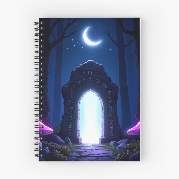 Item preview, Rune Gate in Enchanted Forest – Witchy Magic Purple RBA-2026-0106-B designed and sold by IdeaSmith.