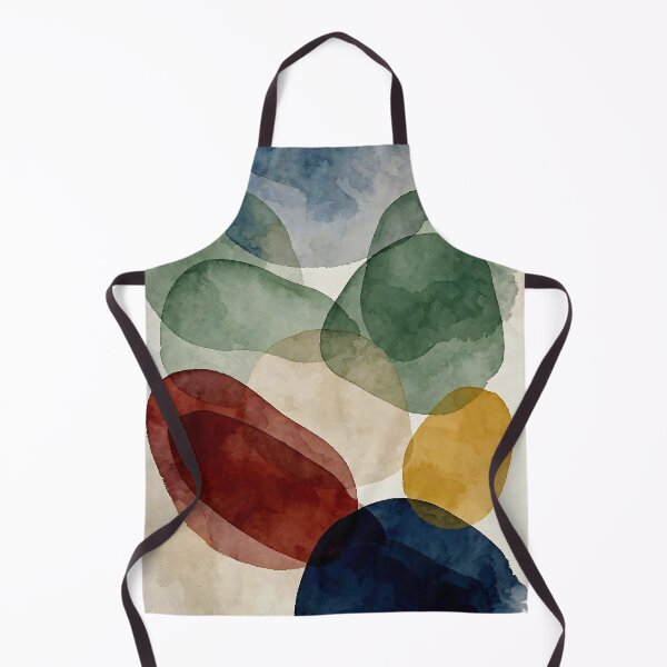 Item preview, Nordic Flair: Abstract watercolor shapes in natural tones designed and sold by PanaluPrint .