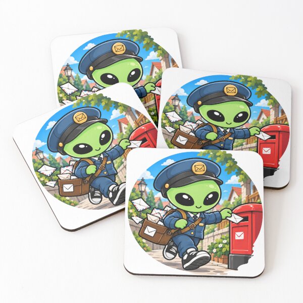 Item preview, Alien Mail Carrier | Out of This World Delivery designed and sold by fedetrev.