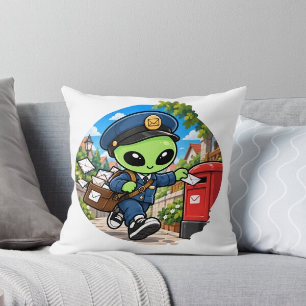 Item preview, Alien Mail Carrier | Out of This World Delivery designed and sold by fedetrev.