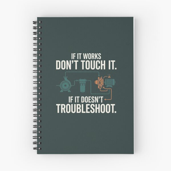 Item preview, If It Works Don't Touch It Troubleshooting Engineering Humor designed and sold by Amr Darwish Graphic designer.