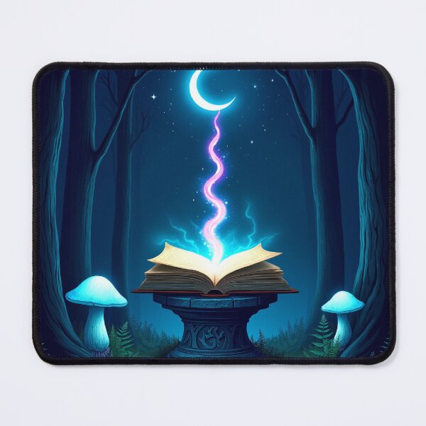 Item preview, Spellbook in Enchanted Forest – Witchy Magic Blue RBA-2026-0151-B designed and sold by IdeaSmith.